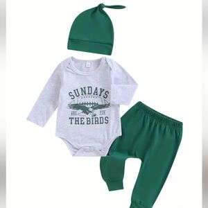 Philadelphia eagles Sunday are for the birds football size 9-12M